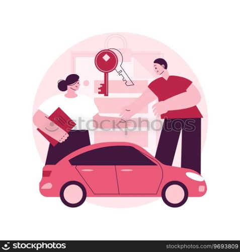 Dealership abstract concept vector illustration. Authorized dealer, official goods distribution, regional dealership, permission to sell, retail business, sales representative abstract metaphor.. Dealership abstract concept vector illustration.