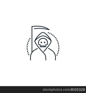 Death creative icon from war icons collection Vector Image
