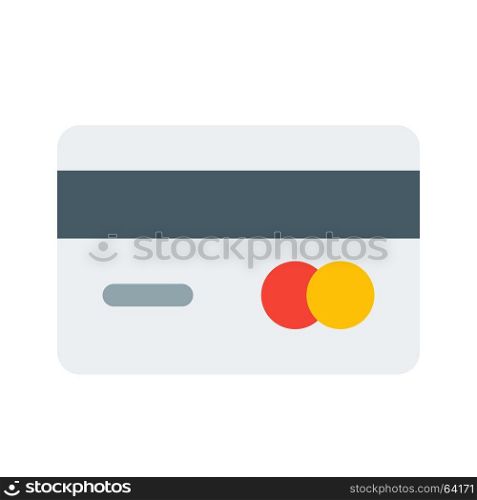 debit card back, Icon on isolated background