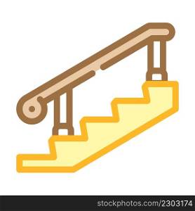 deck posts and handrails color icon vector. deck posts and handrails sign. isolated symbol illustration. deck posts and handrails color icon vector illustration