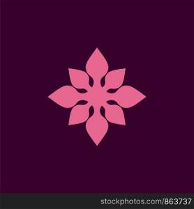 Decoration Flower Logo Template Illustration Design. Vector EPS 10.