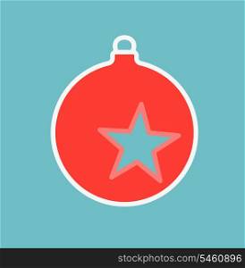 decoration on Christmas tree with star