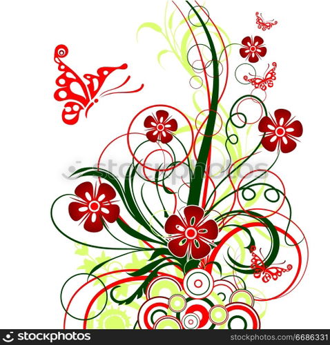 Decorative background, vector