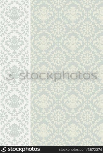 Decorative background vector Floral
