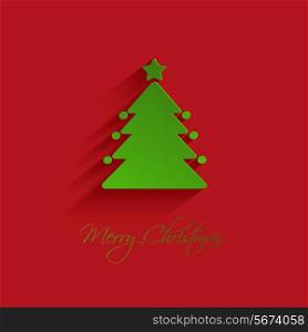 Decorative background with a Christmas tree design