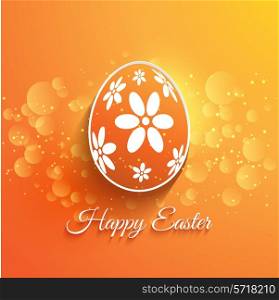 Decorative background with an Easter egg design