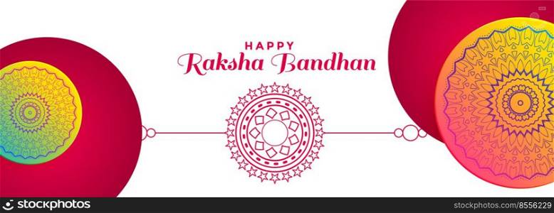 decorative banner design for raksha bandhan festival