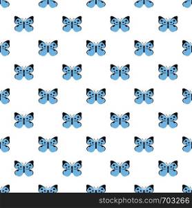 Decorative butterfly pattern seamless in flat style for any design. Decorative butterfly pattern seamless