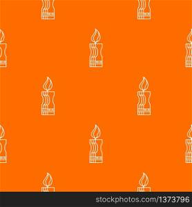 Decorative candle pattern vector orange for any web design best. Decorative candle pattern vector orange