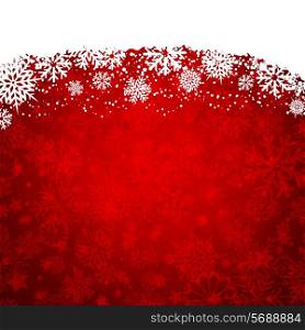 Decorative Christmas background with snowflake design