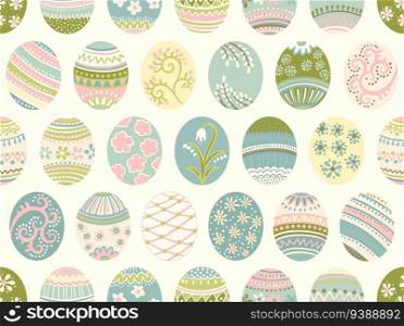 Decorative cute seamless pattern. Easter design. Easter wrapping paper. Abstract cute wallpaper for happy easter.