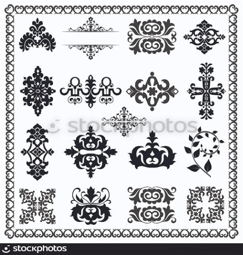 decorative design elements (black)