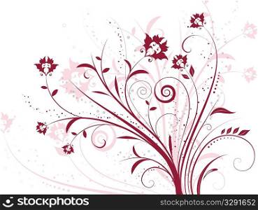 Decorative floral background