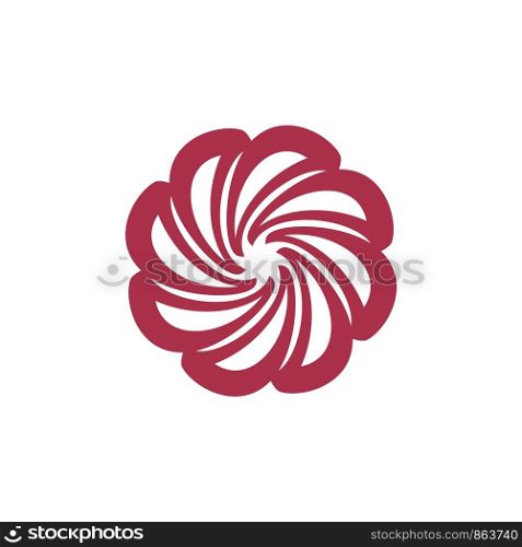 Decorative Flower Logo Template Illustration Design. Vector EPS 10.