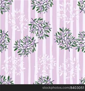 Decorative forest twig endless wallpaper. Hand drawn branches with leaves seamless pattern. Botanical sketch background. Design for fabric, textile print, wrapping, cover. Vector illustration. Decorative forest twig endless wallpaper. Hand drawn branches with leaves seamless pattern.