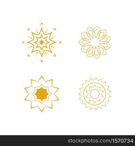 Decorative line arabic pattern vector design