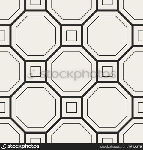Decorative modern abstract geometrical seamless pattern. Vector background