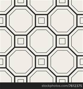 Decorative modern abstract geometrical seamless pattern. Vector background