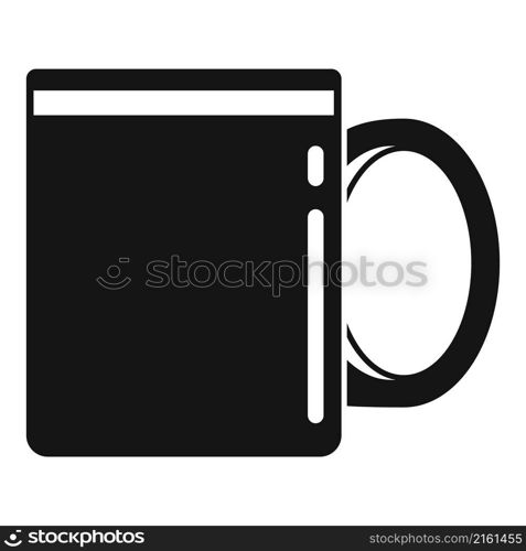 Decorative mug icon simple vector. Breakfast cup. Drink mug. Decorative mug icon simple vector. Breakfast cup