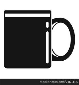 Decorative mug icon simple vector. Breakfast cup. Drink mug. Decorative mug icon simple vector. Breakfast cup