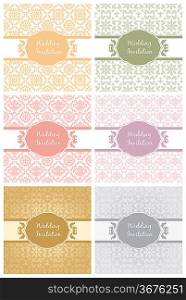 Decorative Pattern and Frame template second set