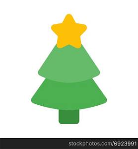 decorative pine tree with star
