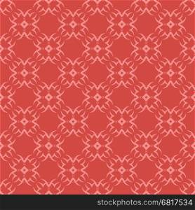 Decorative Retro Seamless Pattern. Ornamental Red Background. Decorative Retro Seamless Pattern