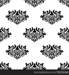 Decorative seamless floral pattern background for textile and wallpaper design