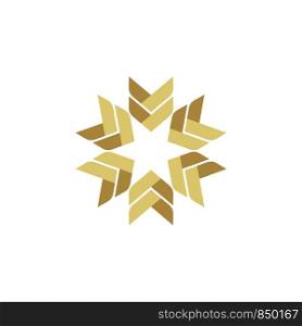 Decorative Star Logo Template Illustration Design. Vector EPS 10.