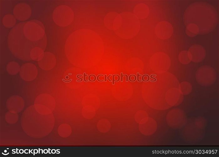 Deep burgundy red abstract with bokeh lights blurred background . Deep burgundy red abstract blurred gradient mesh with bokeh light vector background
