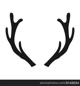 deer antler icon vector illustration design