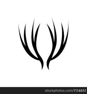 deer antler logo vector