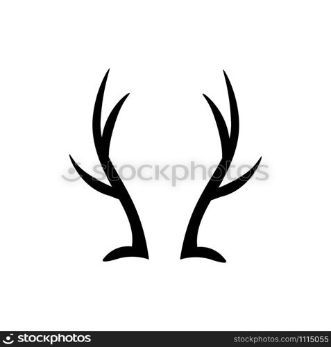 deer antler logo vector