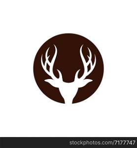 Deer Antlers Logo Template Illustration Design. Vector EPS 10.