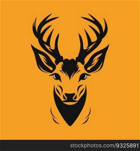 Deer head logo design inspirations vector