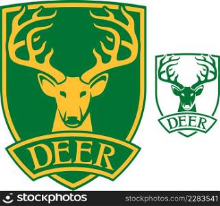 Deer head symbol (label)