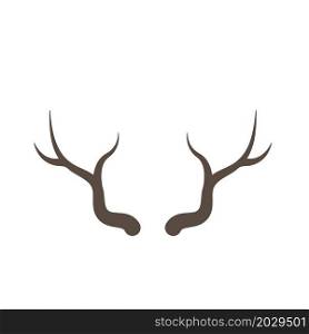Deer horn element illustration icon vector design template