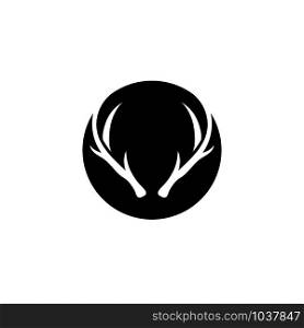 Deer horn Logo Template vector icon illustration design