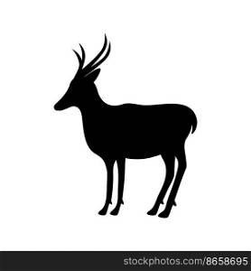 Deer icon logo template illustration vector