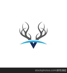 Deer icon Vector Illustration design Logo template