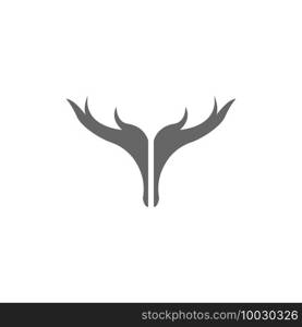 Deer logo icon illustration design vector template