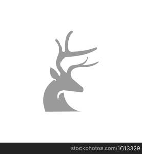 Deer logo icon illustration design vector template