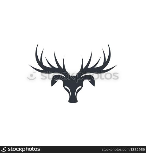 Deer logo vector illustraation design