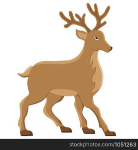 deer vector illustration isolated on white background