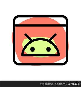 Default web browser of Android operating system