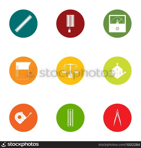 Defect icons set. Flat set of 9 defect vector icons for web isolated on white background. Defect icons set, flat style