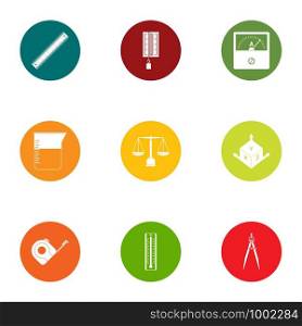 Defect icons set. Flat set of 9 defect vector icons for web isolated on white background. Defect icons set, flat style