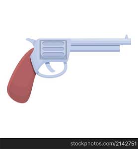 Defence pistol icon cartoon vector. Gun bullet. Handgun pistol. Defence pistol icon cartoon vector. Gun bullet
