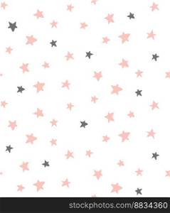 Delicate stars pattern vector image