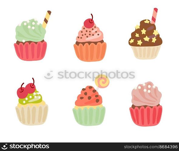 Delicious cupcake. Dessert vector illustration design.. Delicious cupcake. Dessert vector illustration design